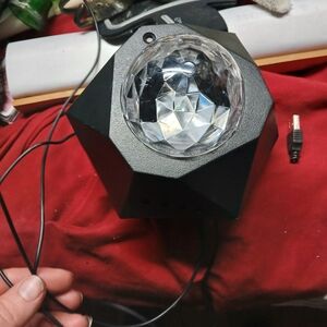 Black LED Disco Ball Light